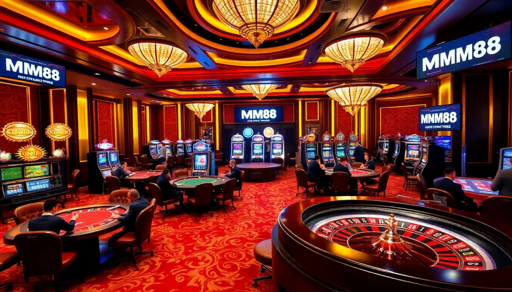 Experience the excitement of gambling at MM88's luxurious casino.