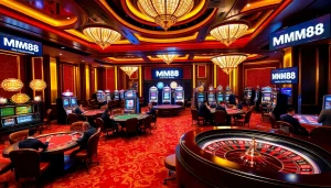Experience the excitement of gambling at MM88's luxurious casino.