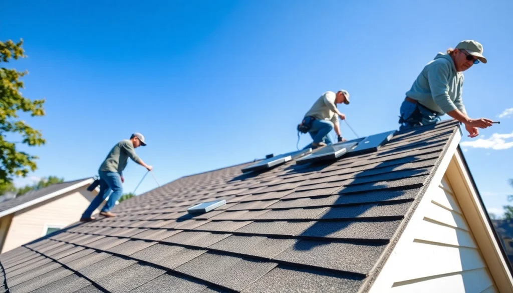 Enhance your home's protection with Twin Shield Roofing expertise visible in action.
