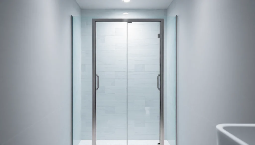 Elegant shower doors uk in a modern bathroom showcasing sleek design and cleanliness.
