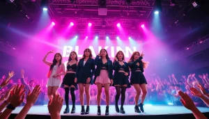 Catch the latest Blackpink news as the band shines on stage before their enthusiastic fans.
