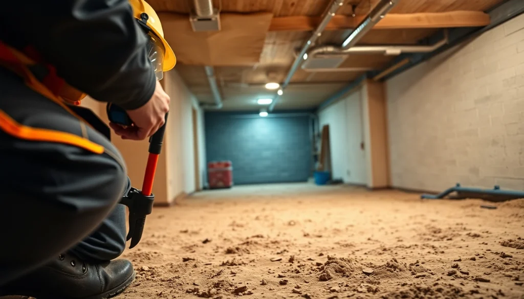Crawl Space Restoration showcasing a clean and safe environment with professionals at work.