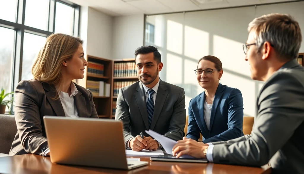 Greenville Personal Injury Lawyers assisting clients in a professional office environment.