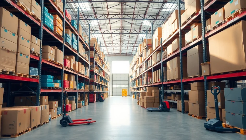 Optimize warehousing with efficient storage solutions and modern technology in a dynamic setting.
