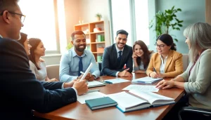 Virginia Immigration Lawyers assisting clients in a welcoming office environment.