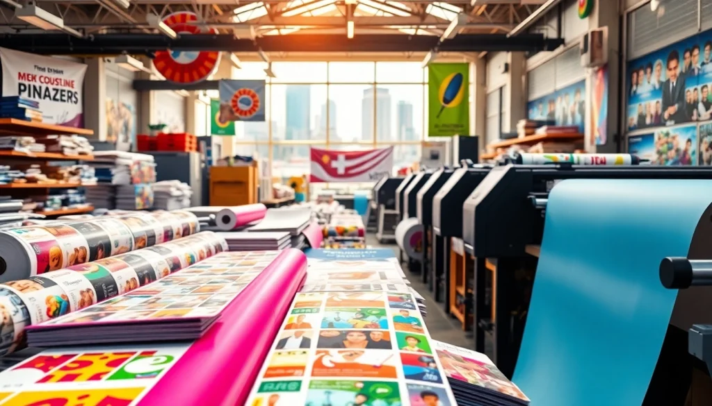 Visit a vibrant custom print shop Edmonton offering quality printed materials and services.