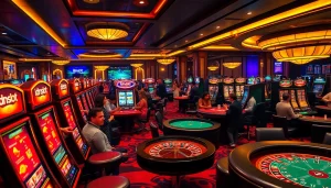 Experience the thrill of idnslot with vibrant gambling action at luxury casino tables.