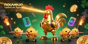 Découvrez les opérations du nouveau casino en ligne à travers cette illustration dynamique pleine d'énergie.